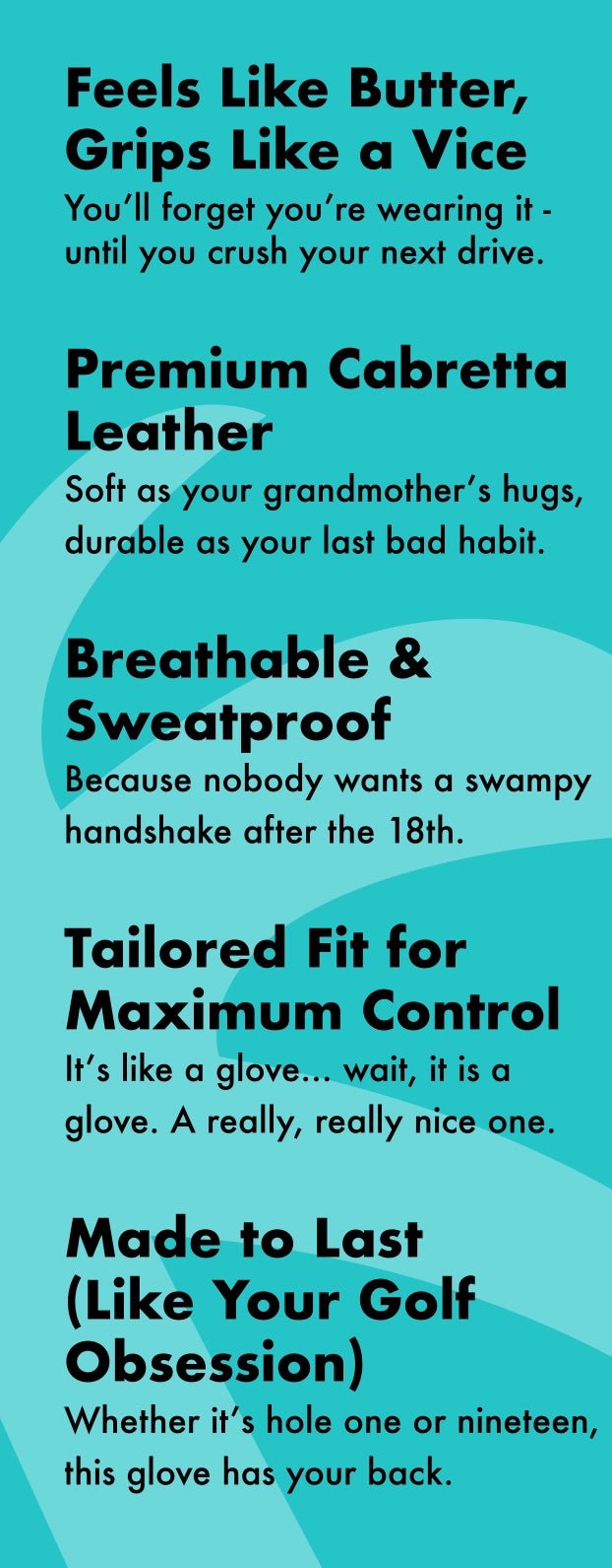 The Vice Grip Golf Glove - Men's Left - Club Rehab