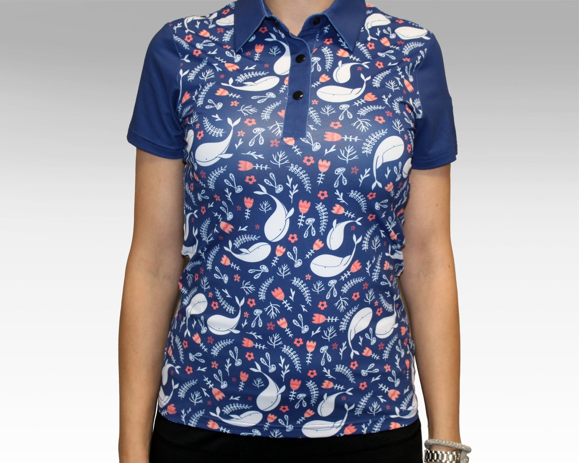 The Whale Women's polo - XS - Club Rehab