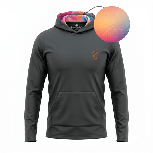 Thermal Topographic Performance Hoodie | Lightweight Unisex Moisture-Wicking Athletic Hoodie - S - Club Rehab