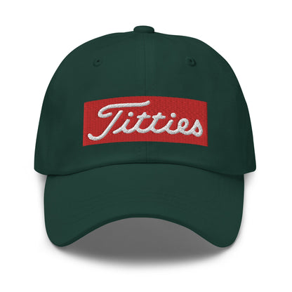 Titties Baseball Hat - Spruce - Club Rehab