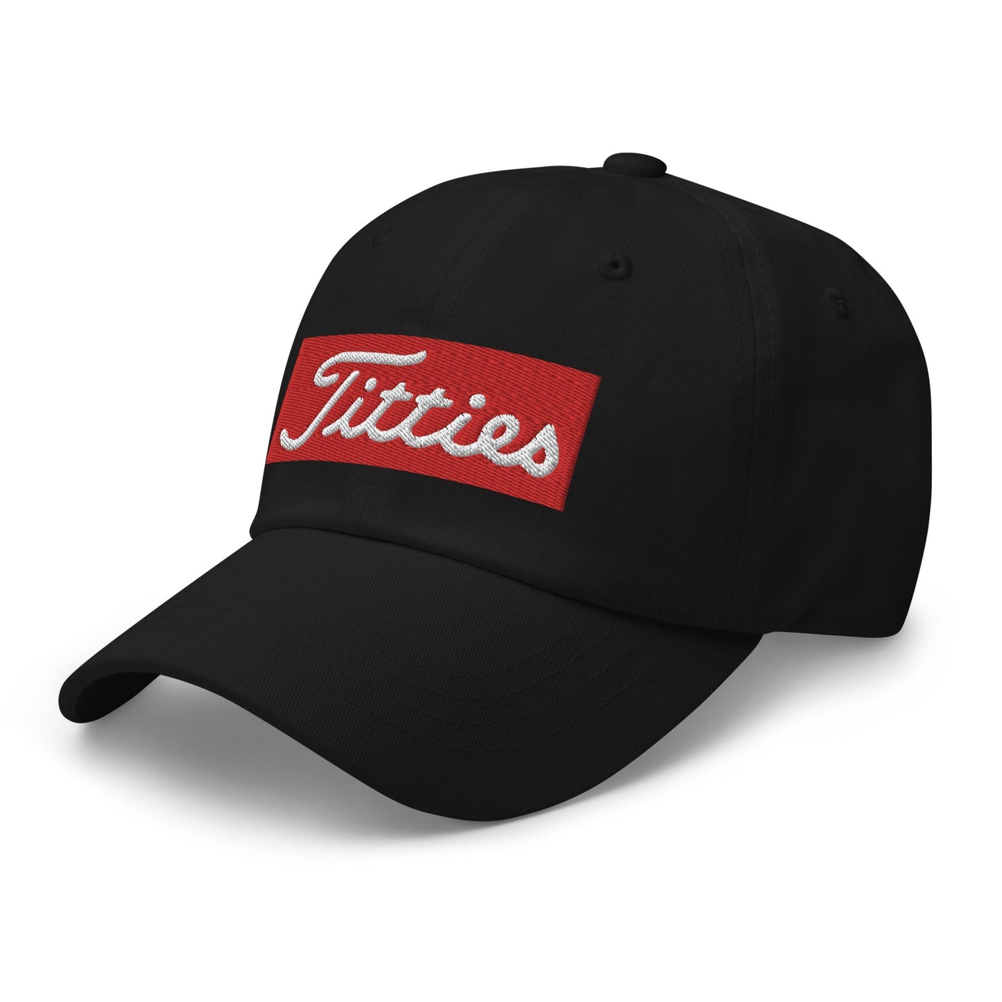 Titties Baseball Hat - Black - Club Rehab