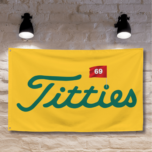 Titties Masters Flag - Club Rehab
