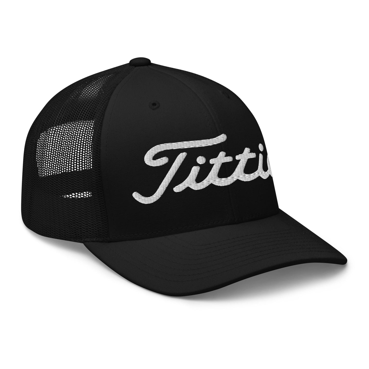 Titties Trucker Hat - Black - Club Rehab
