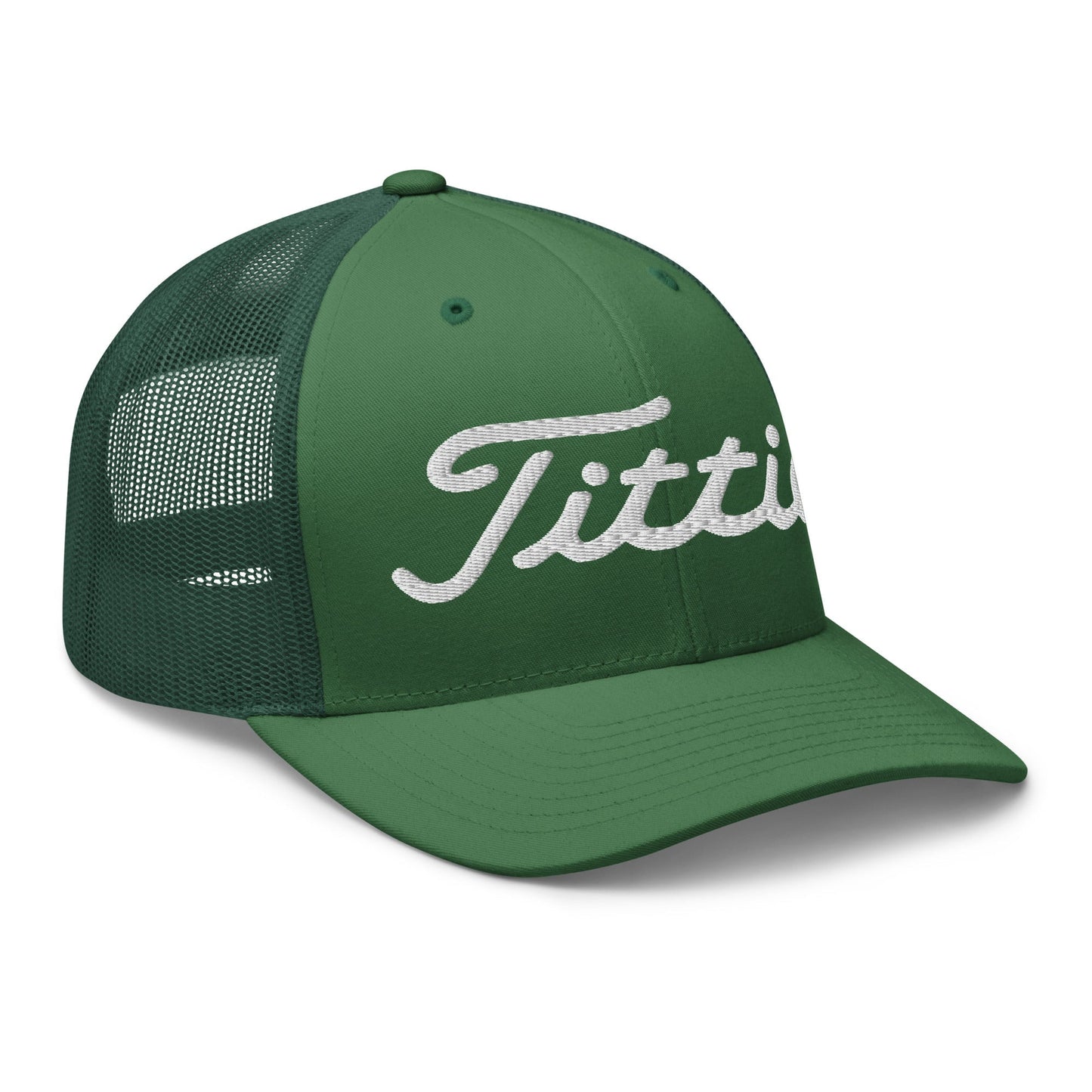 Titties Trucker Hat - Evergreen(NEW) - Club Rehab
