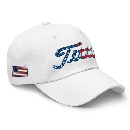 Titties USA Baseball Cap - White - Club Rehab