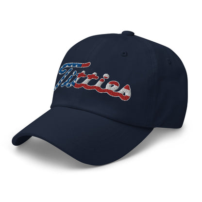 Titties USA Baseball Cap - Navy - Club Rehab