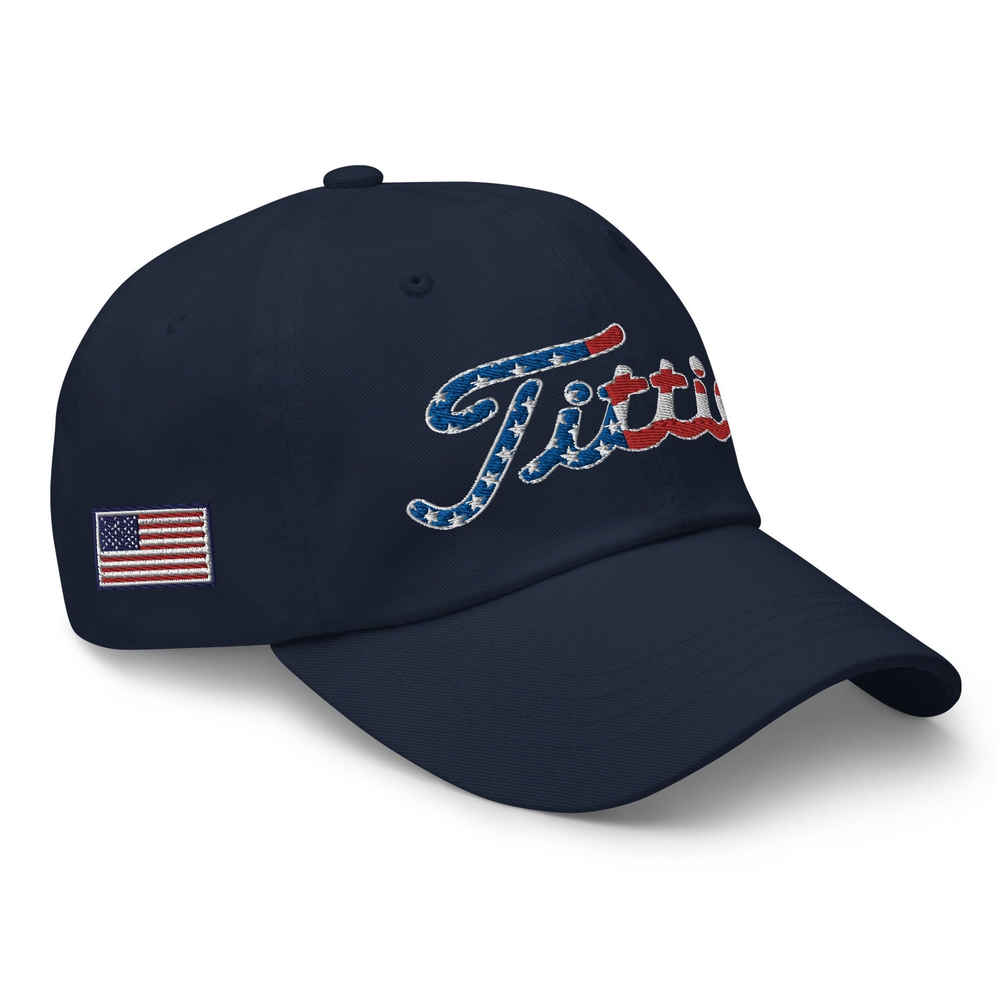 Titties USA Baseball Cap - Navy - Club Rehab