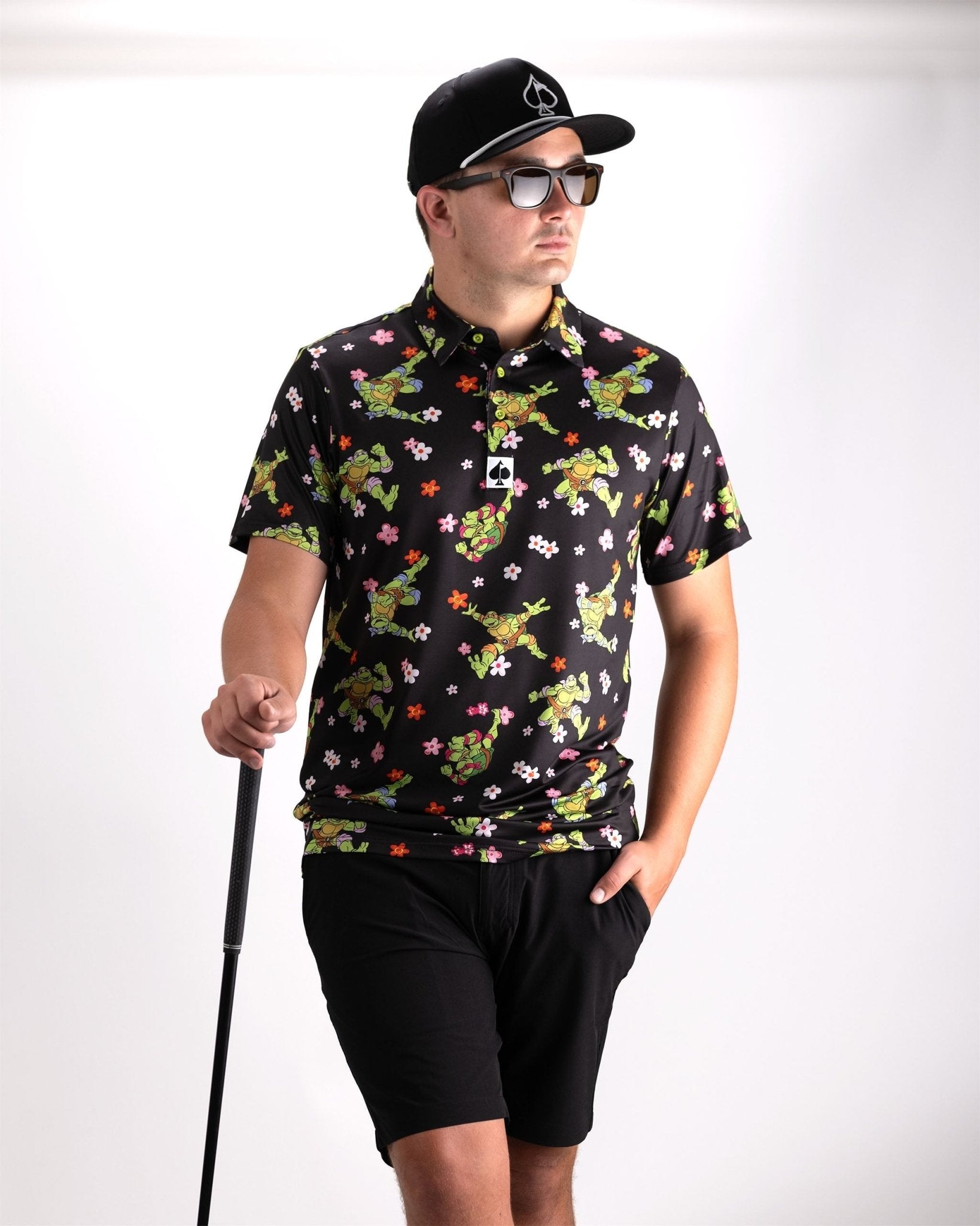TMNT - Turtle Flower Power - S - Club Rehab