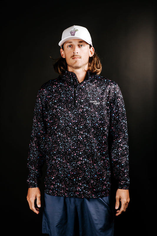 Paint Splatter Quarter Zip
