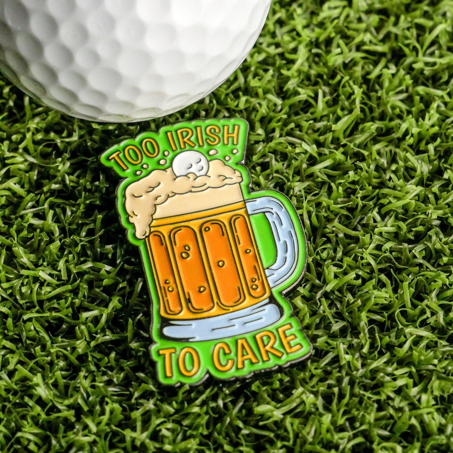 Too Irish To Care Ball Marker - Club Rehab