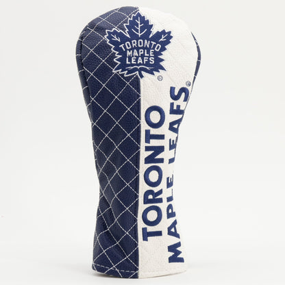 Toronto Maple Leafs split fairway quilted golf headcover