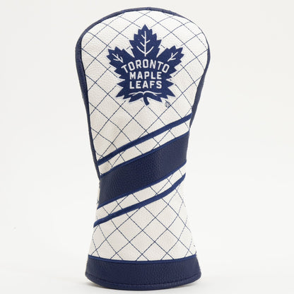 Toronto Maple Leafs stripe fairway quilted golf headcover