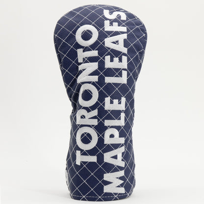 Toronto Maple Leafs solid driver quilted golf headcover