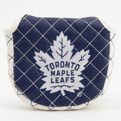 Toronto Maple Leafs solid mallet putter quilted golf headcover