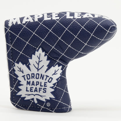 Toronto Maple Leafs solid blade putter quilted golf headcover