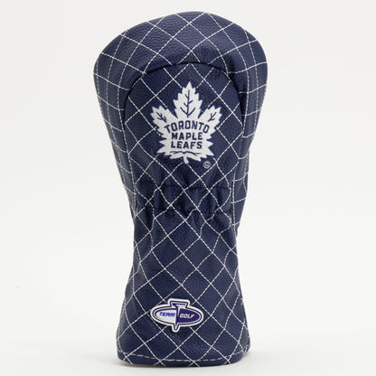 Toronto Maple Leafs solid fairway quilted golf headcover alternate view