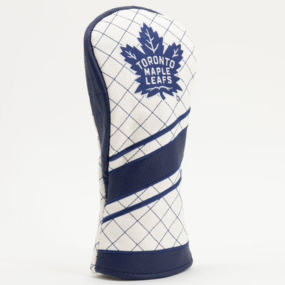 Toronto Maple Leafs stripe fairway quilted golf headcover alternate view