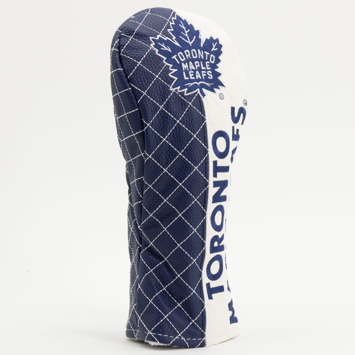 Toronto Maple Leafs split fairway quilted golf headcover alternate view