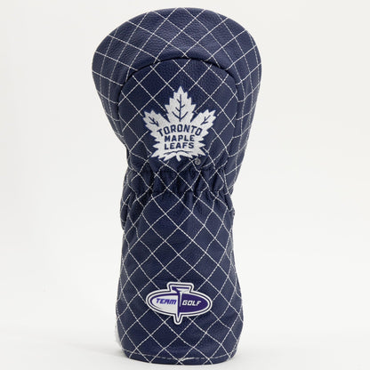 Toronto Maple Leafs solid driver quilted golf headcover alternate view