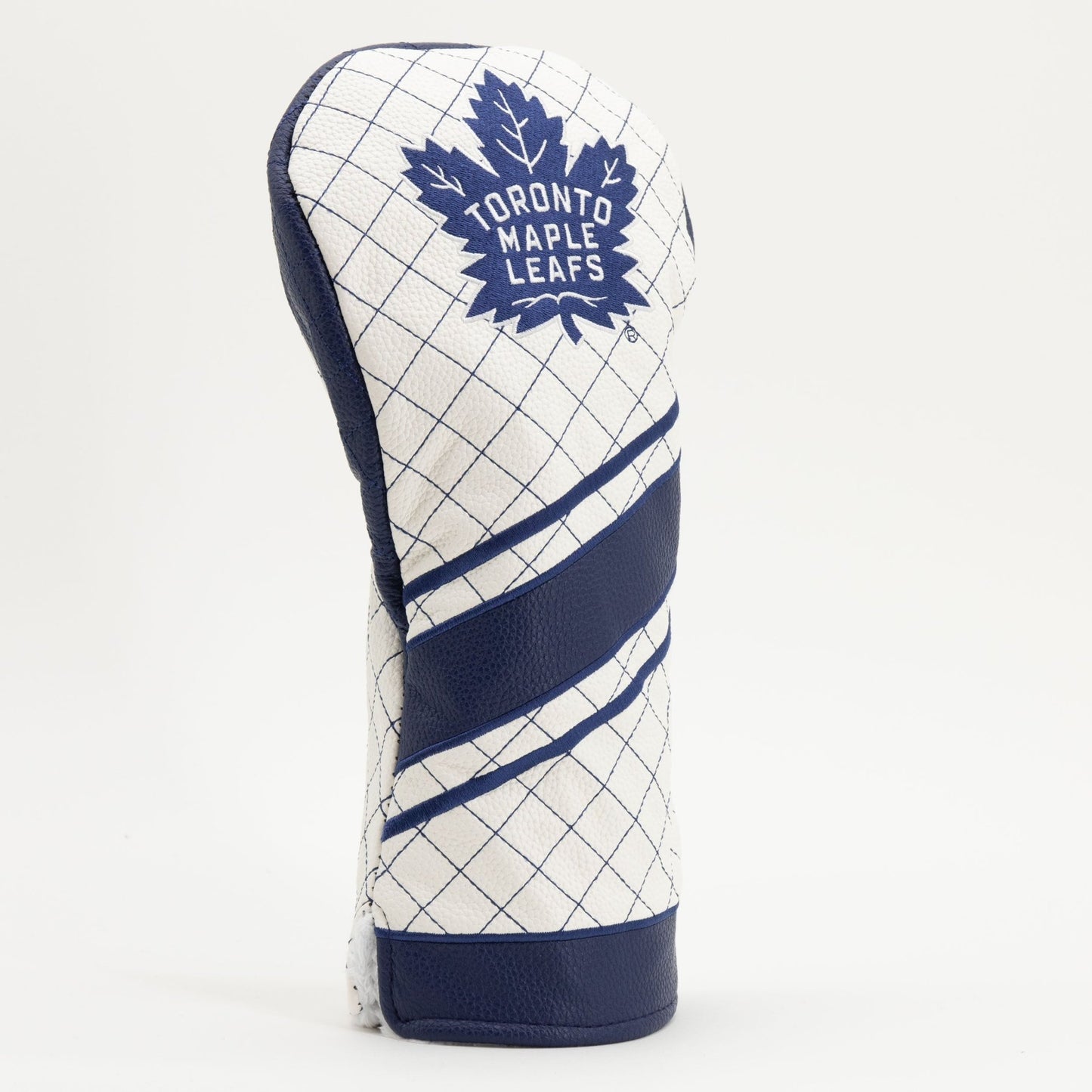Toronto Maple Leafs stripe driver quilted golf headcover alternate view