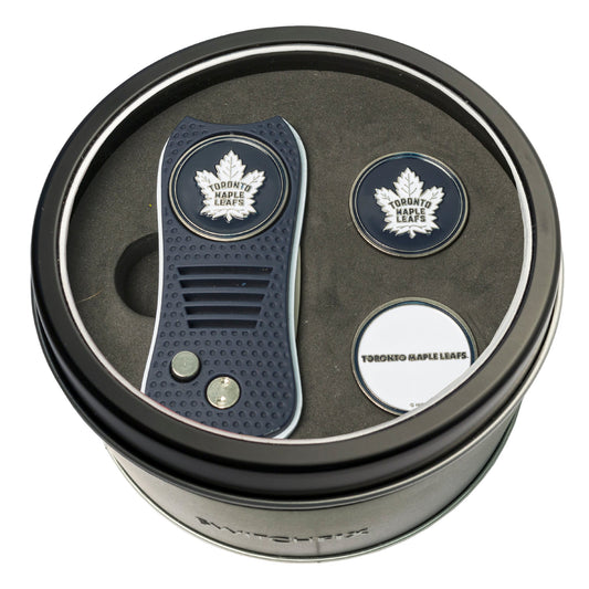 Toronto Maple Leafs Switchblade divot tool and ball marker tin gift set
