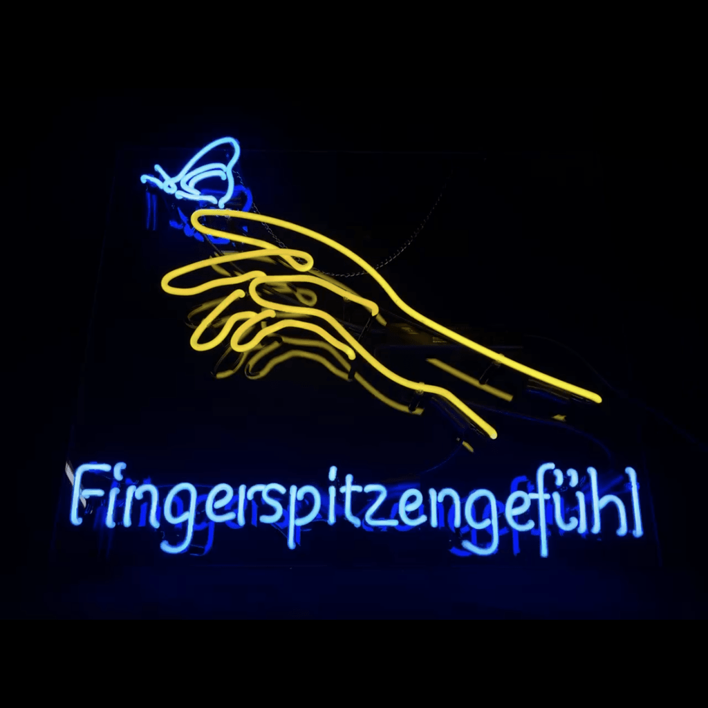 Touch Butterfly Fingerspitzengefuhl Neon Signs - Club Rehab