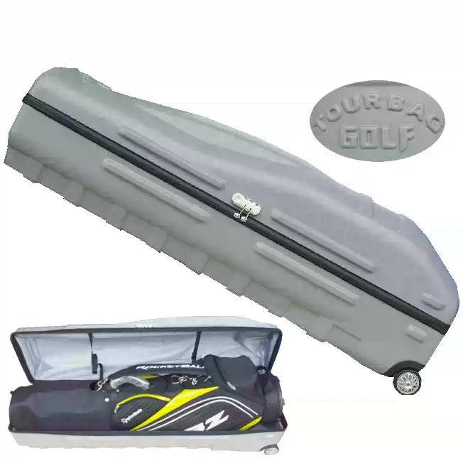 TOUR Golf Hard Shell Travel Case - Gray - Club Rehab
