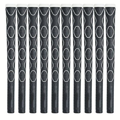 Tour - Proven Snipergrips 10 - Piece Ultra - Soft TPE Golf Club Grips - Club Rehab - GripBlack45376797409472