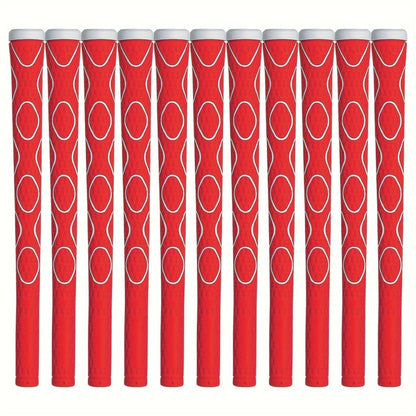 Tour - Proven Snipergrips 10 - Piece Ultra - Soft TPE Golf Club Grips - Club Rehab - GripRed45376797475008