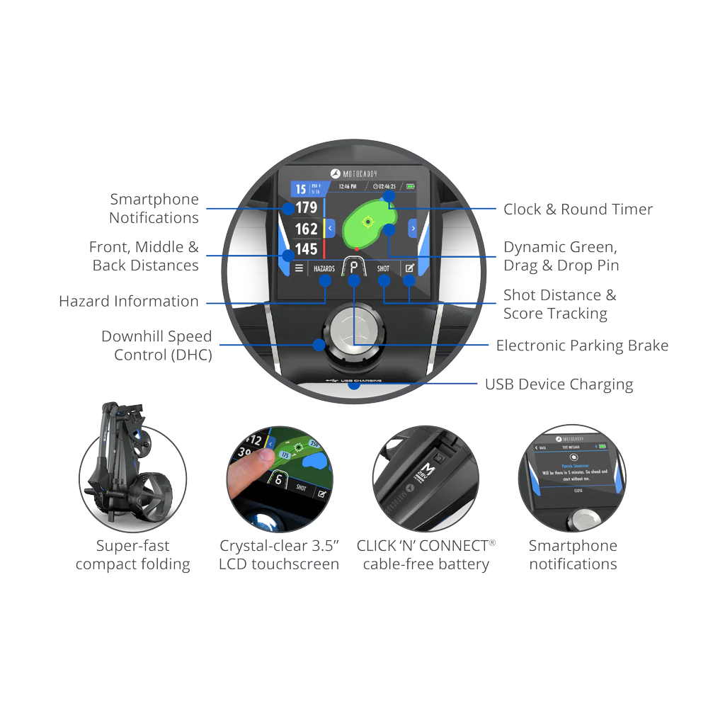 Motocaddy M5 GPS DHC Electric Caddy