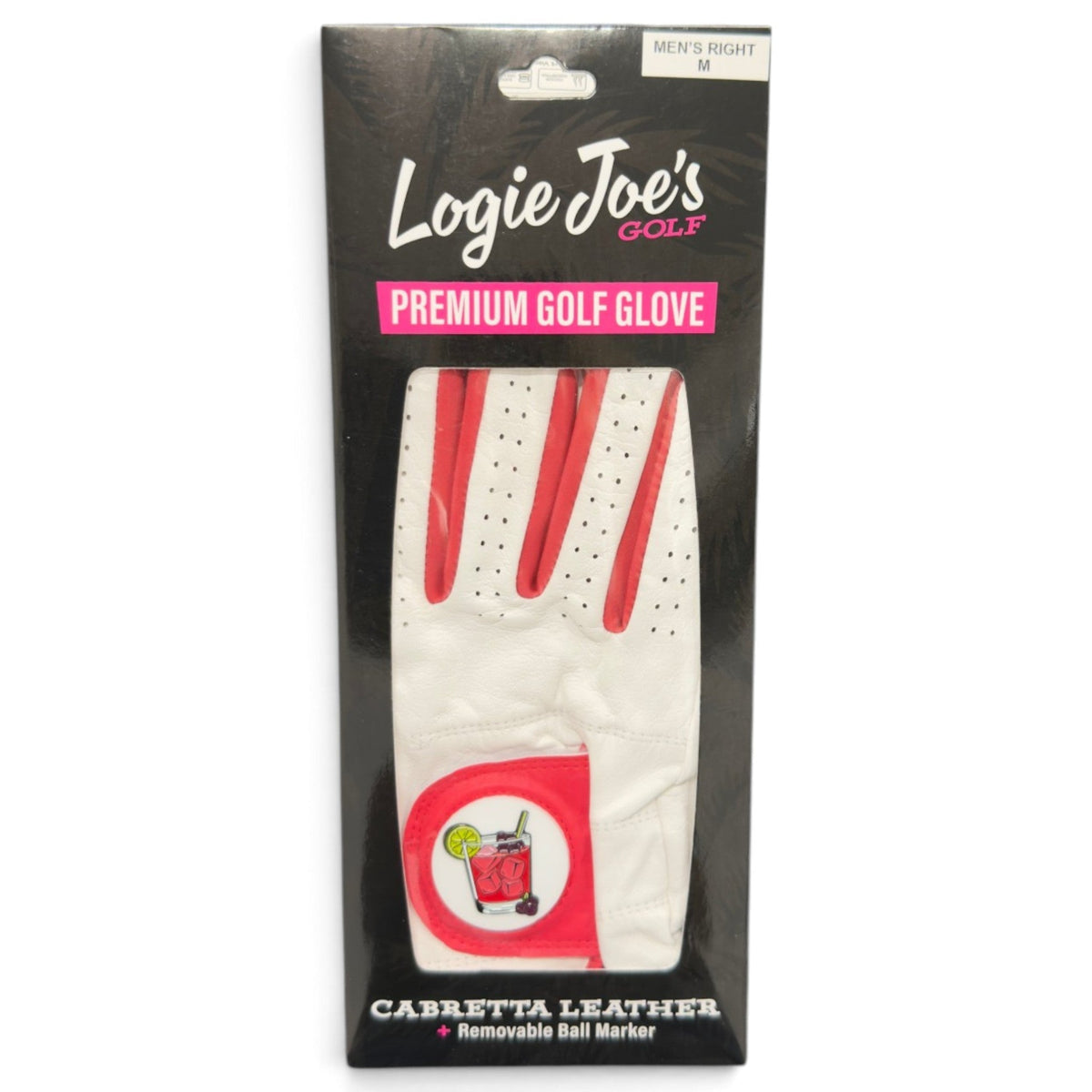 Transfusion Cabretta Leather Golf Glove | Premium Golf Glove with Magnetic Ball Marker | Left & Right Hand | Standard & Cadet Sizes - Right Small - Club Rehab