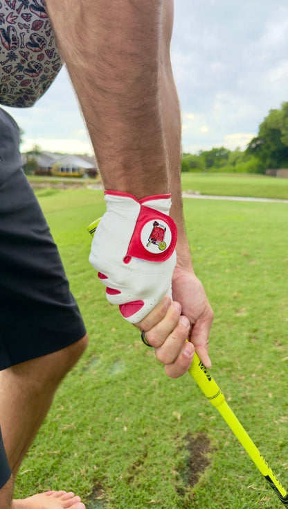Transfusion Cabretta Leather Golf Glove | Premium Golf Glove with Magnetic Ball Marker | Left & Right Hand | Standard & Cadet Sizes - Right Small - Club Rehab