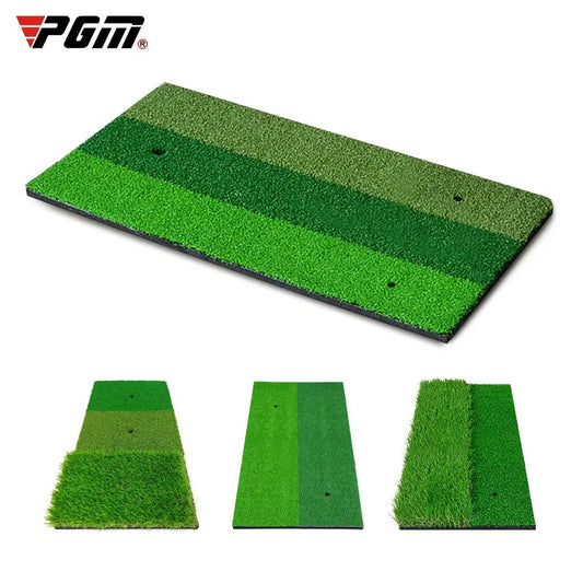 Trifecta Turf Golf Mat: Swing, Chip, and Putt Anywhere - Club Rehab - Practice MatAll - in - One Swing Mat: DJD003 - 1Trifecta Turf Golf Mat: Swing, Chip, and Putt Anywhere