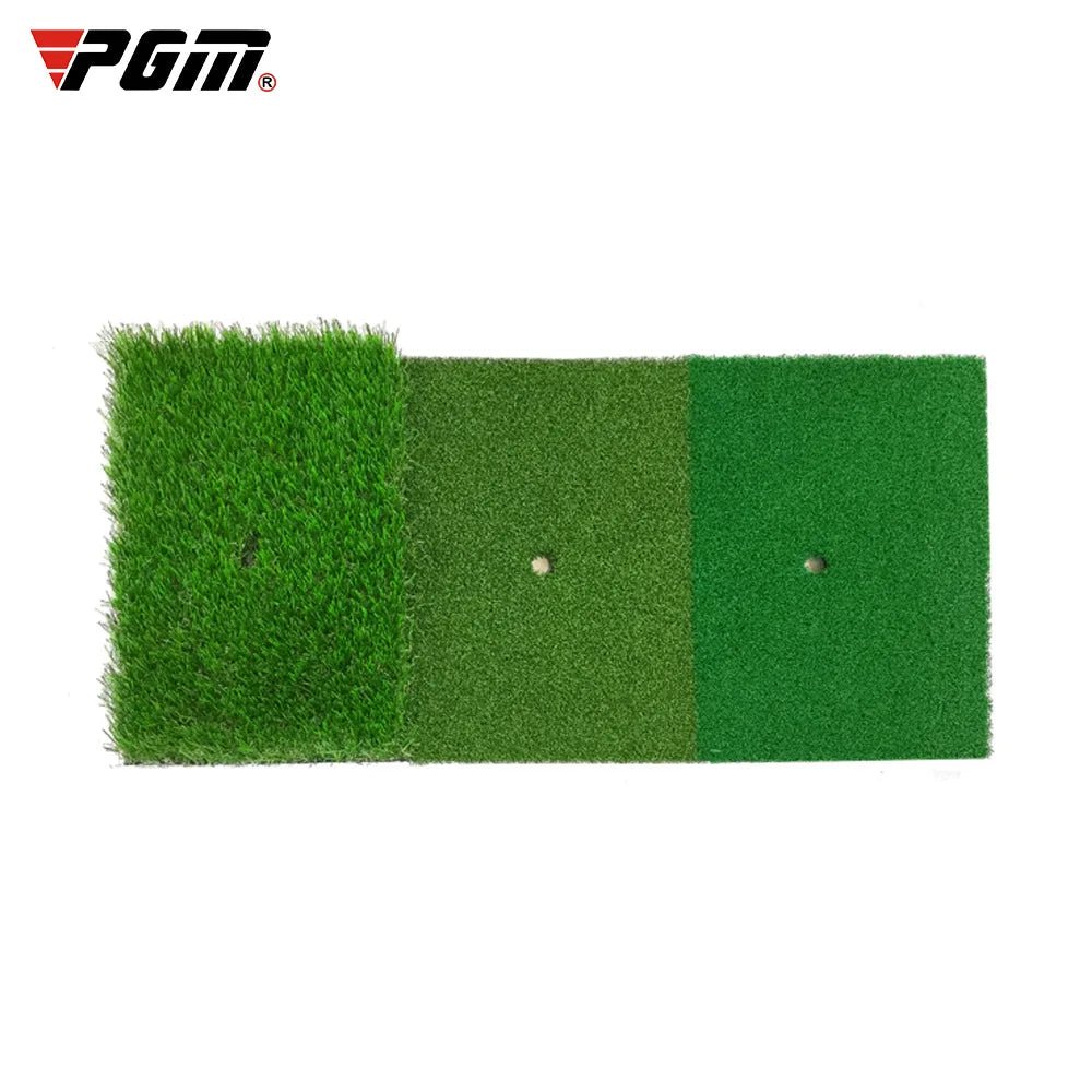 Trifecta Turf Golf Mat: Swing, Chip, and Putt Anywhere - Club Rehab - Practice MatAll - in - One Swing Mat: DJD003 - 1Trifecta Turf Golf Mat: Swing, Chip, and Putt Anywhere