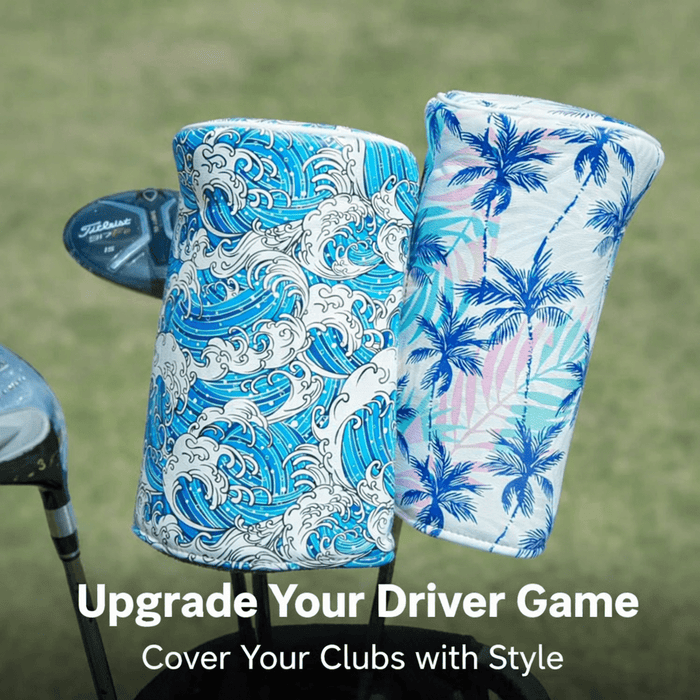 Tropical Barrel Driver Headcover - Blue Wave - Club Rehab