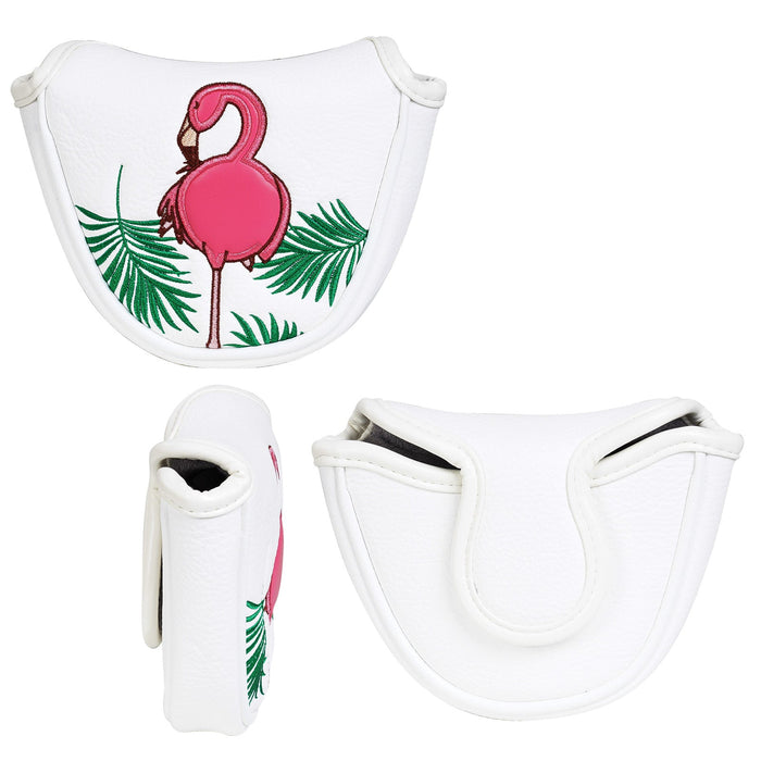 Tropical Flamingos Headcover - Mallet Putter - Club Rehab
