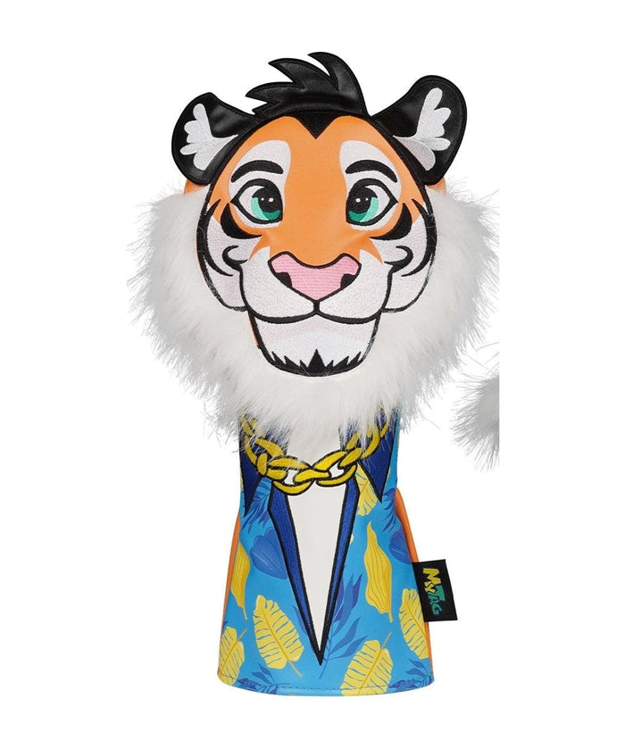 Tropical Tiger Driver Headcover - isolated front view from original photograph