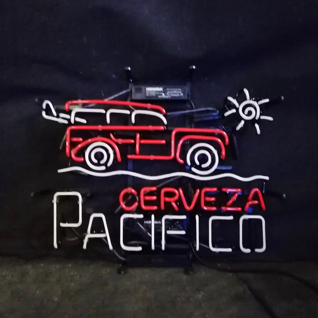 Truck Car Cerveza Pacifico Beer Neon Signs Light - Club Rehab