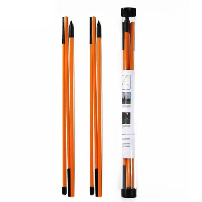 True Aim Golf Alignment Sticks: Swing Straight, Aim True - Club Rehab - Alignment SticksOut - of - Bounds Orange: Can't miss it, even if you tried.45066348003520