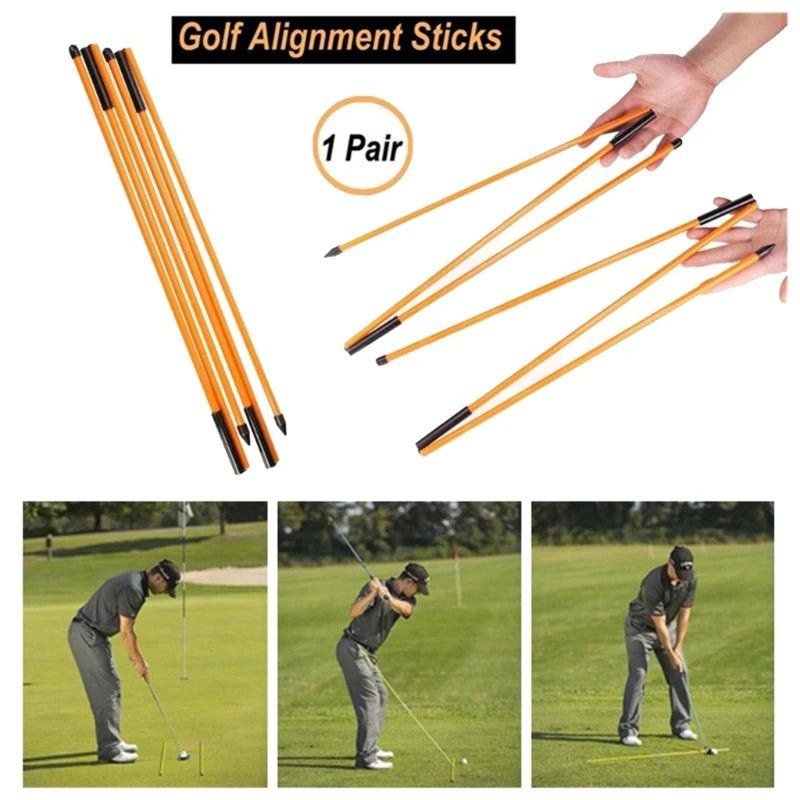 True Aim Golf Alignment Sticks: Swing Straight, Aim True - Club Rehab - Alignment SticksBirdie Yellow: Bright enough to spot from your worst lie.True Aim Golf Alignment Sticks: Swing Straight, Aim True