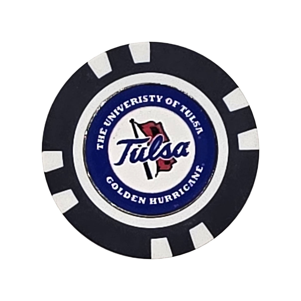 Tulsa Golden Hurricane Golf Chip Ball Marker