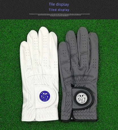 TYGOLF Nano - Fiber Men's Golf Gloves - Small Dark Gray Right Hand - Club Rehab
