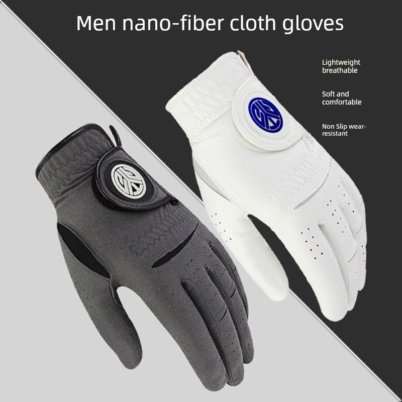 TYGOLF Nano - Fiber Men's Golf Gloves - Small Dark Gray Right Hand - Club Rehab