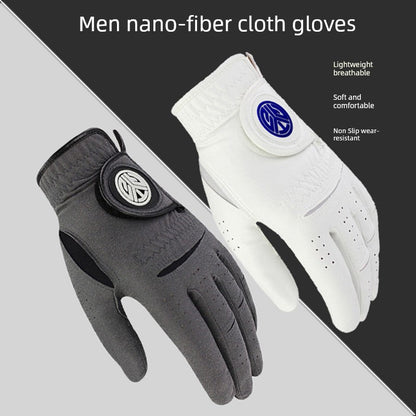 TYGOLF Nano - Fiber Men's Golf Gloves - Small Dark Gray Right Hand - Club Rehab