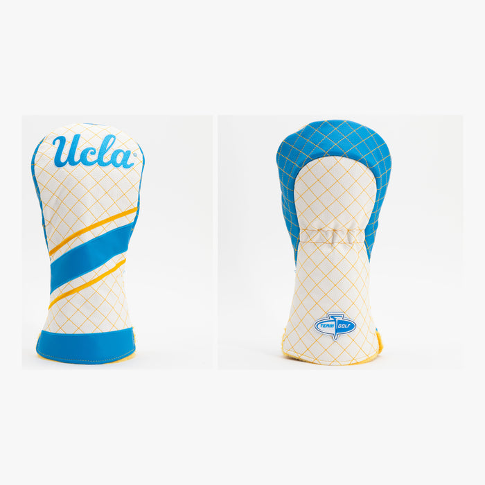 UCLA Bruins Striped Quilted Driver Headcover, front and back views