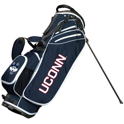 UConn Huskies Birdie stand golf bag, Navy color