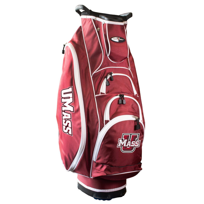 Umass Amherst Albatross golf cart bag in Maroon