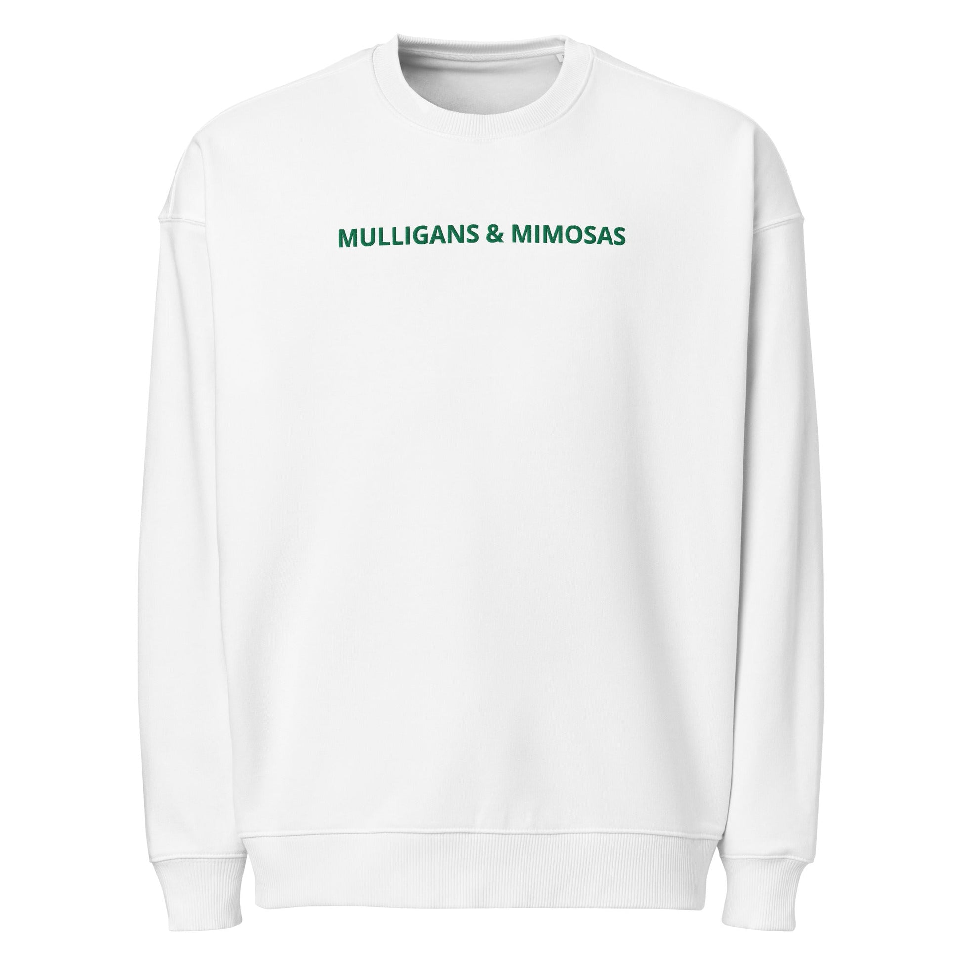 Unisex organic oversized sweatshirt - White S - Club Rehab