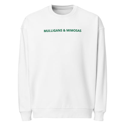Unisex organic oversized sweatshirt - White S - Club Rehab