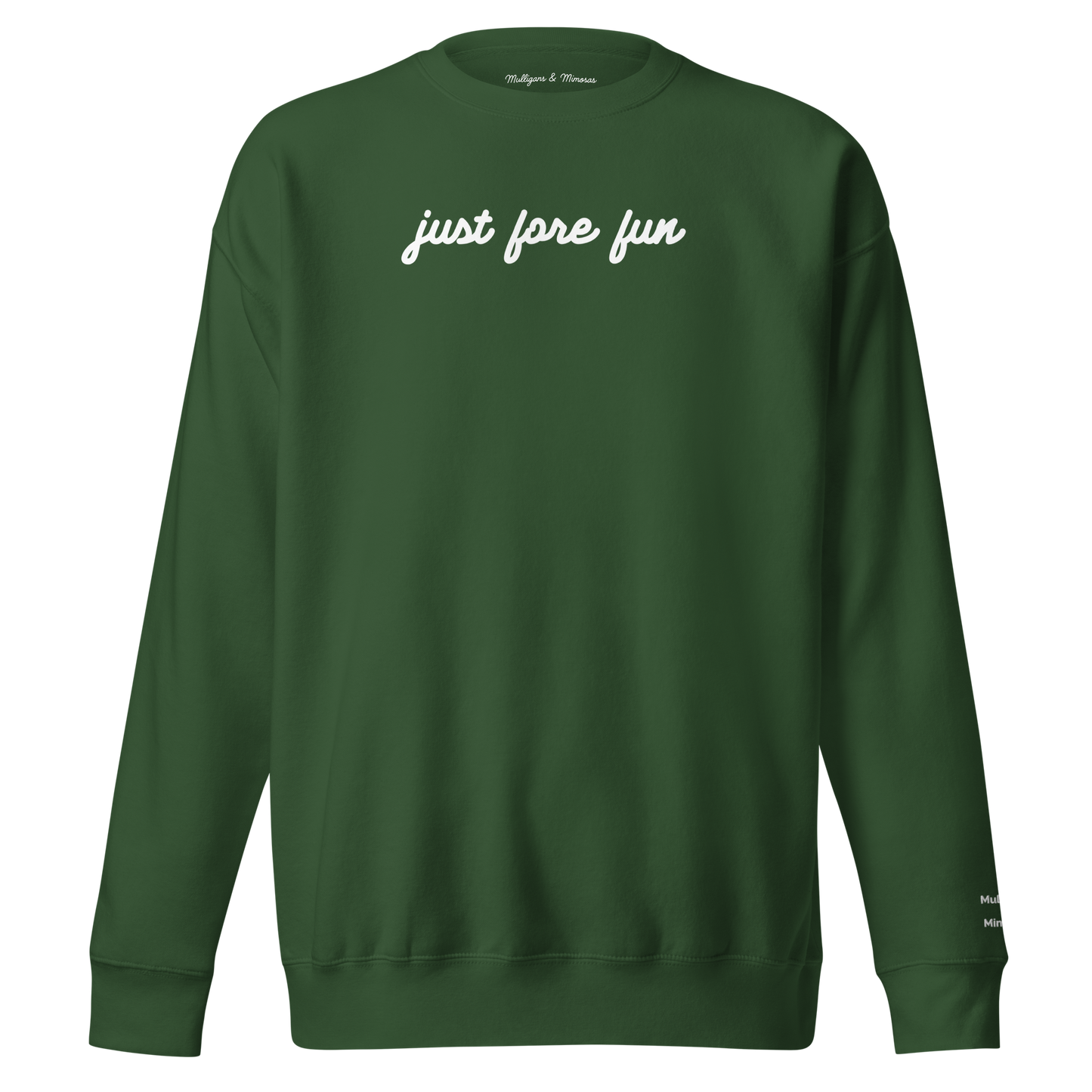 Just Fore Fun – Embroidered Golf Sweatshirt